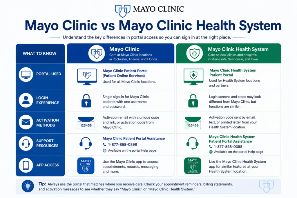 Mayo Clinic vs Mayo Clinic Health System